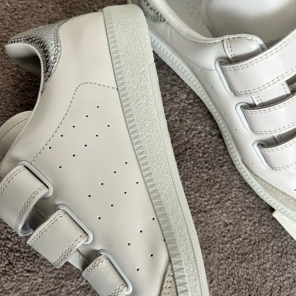Isabel marant season classic BETH LEATHER SNEAKERS - Picture 13 of 15